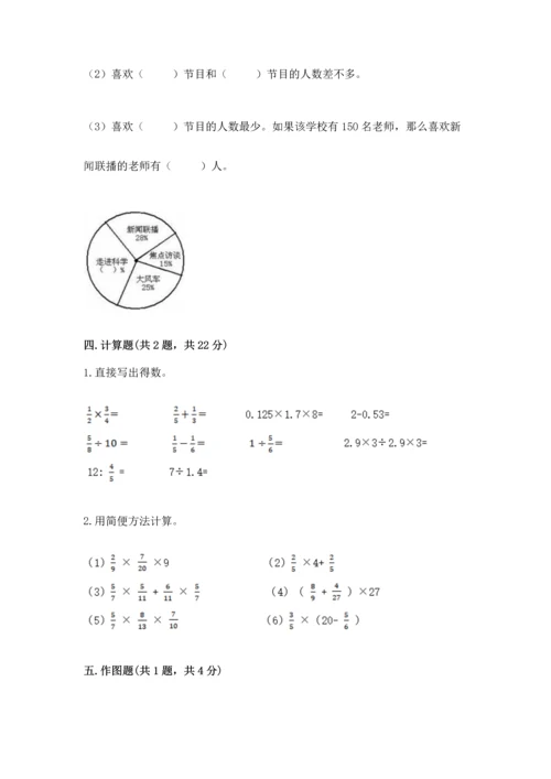 人教版六年级上册数学期末测试卷（中心小学）.docx