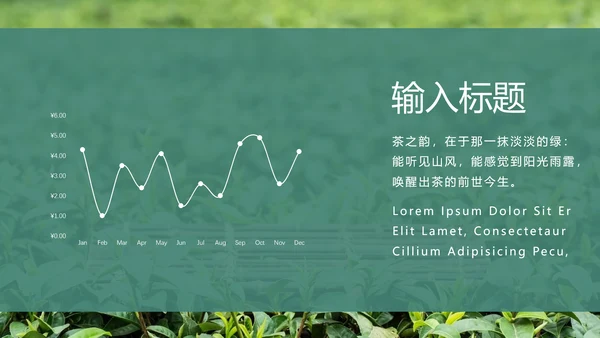 绿茶中国风茶道茶文化绿茶茶味通用PPT模板