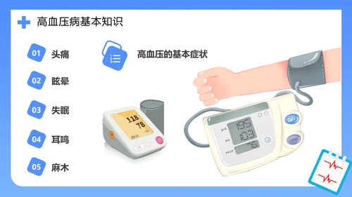 医院心脑血管科预防高血压知识科普PPT模板