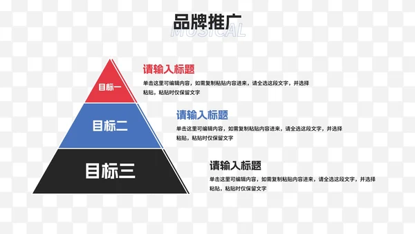 现代时尚高级品牌营销市场方案PPT模板
