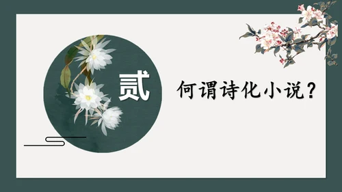 读懂诗化小说课件ppt模板