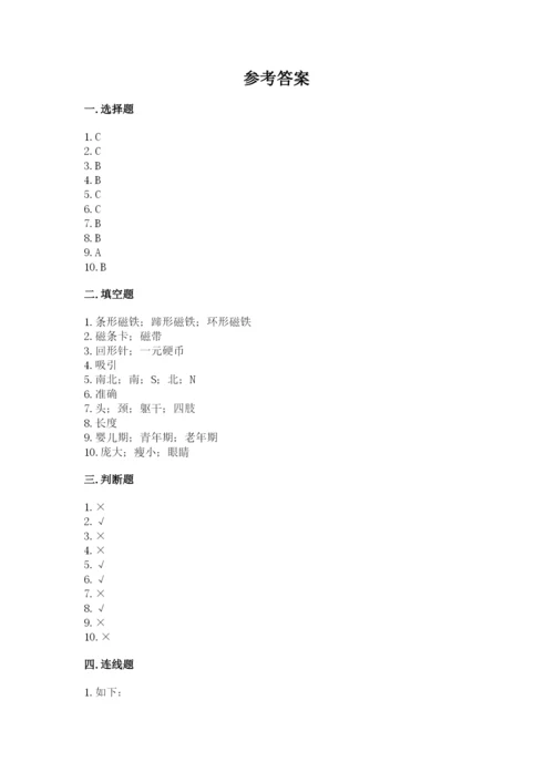 教科版二年级下册科学知识点期末测试卷含答案【满分必刷】.docx