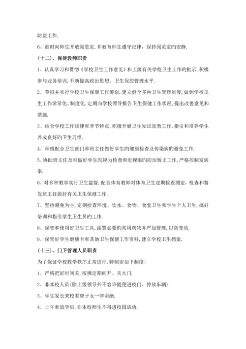 大王中心小学学校管理新版制度.docx