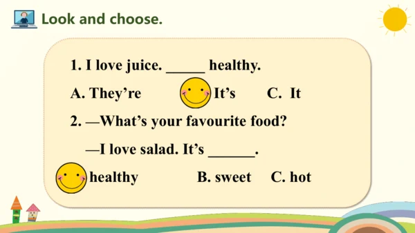 Unit 3 What would you like Part B Let's learn课件(共2