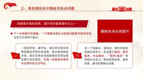 2025年两会经济主题记者会ppt解读经济热点问题