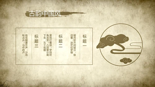 中医文化工作总结汇报计划动态PPT模板