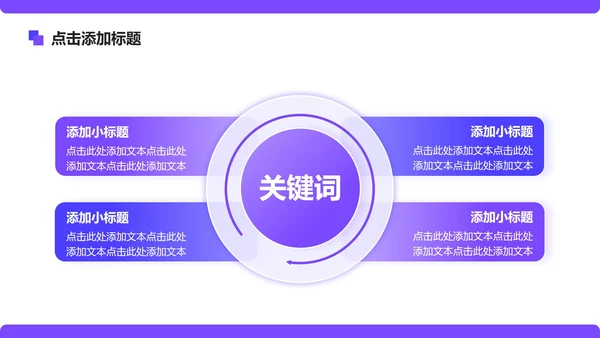 紫色简约风广州旅游计划PPT模板