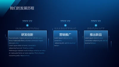 简约风递进关系3项PPT单页
