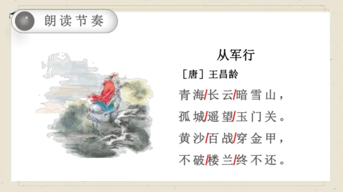 9古诗三首   从军行 课件