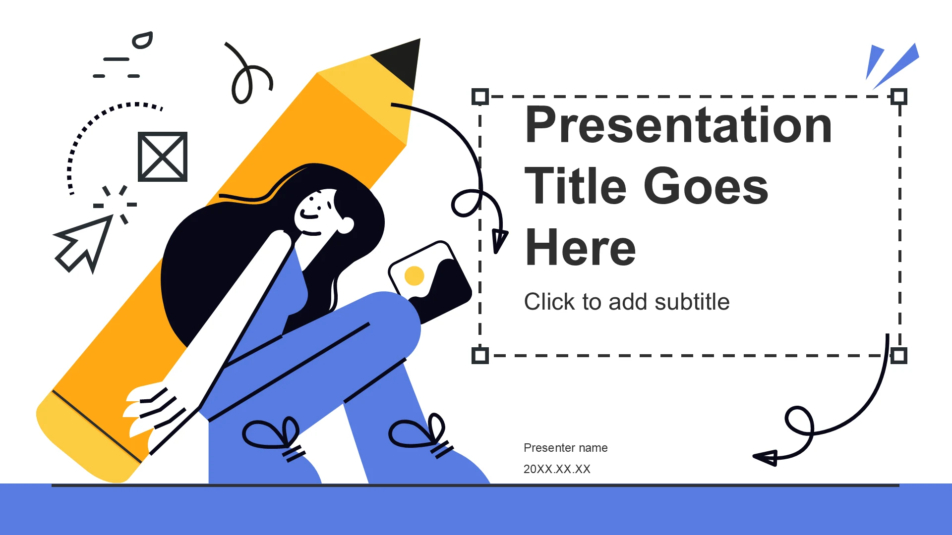 蓝色简约风大学生期末总结班会PPT主题