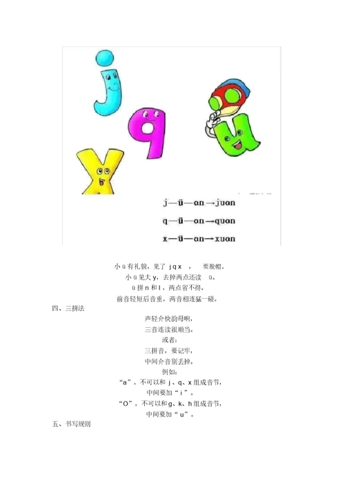 【小学语文】低年级汉语拼音知识大全