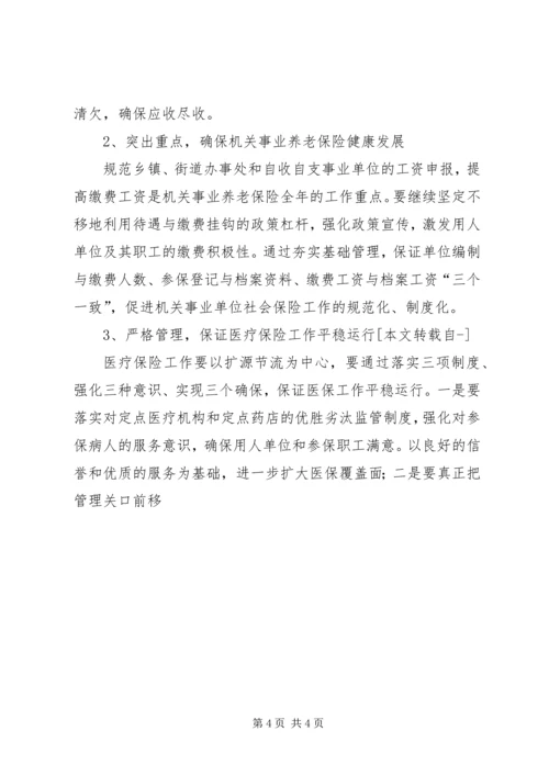 二00五年社会保障工作要点.docx