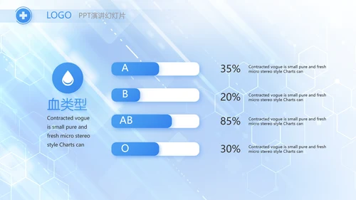 蓝色大气医疗医学科技信息化PPT