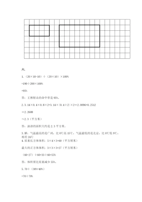 实用小学数学青岛版六年级下册期末测试卷（综合题）.docx