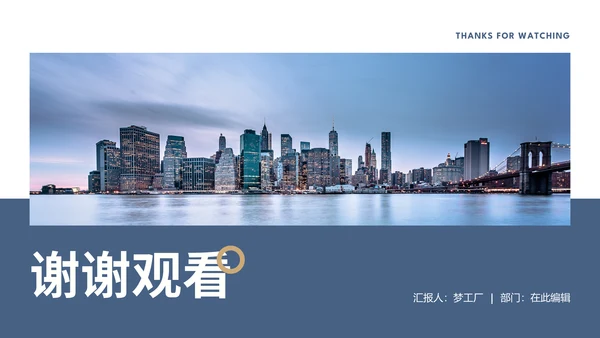 商业城市BP商业计划书通用PPT模板
