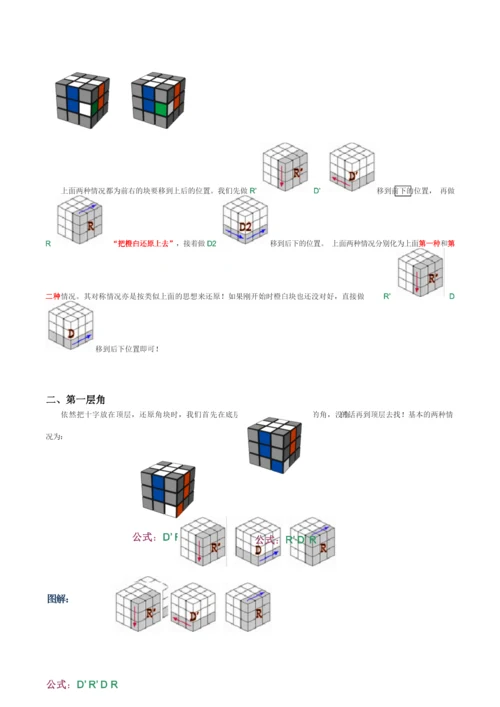 新手专用魔方公式图解.docx