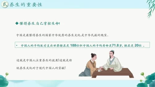 中国风传统养生康养通用PPT课件模板