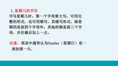 【轻松备课】外研版初中英语七年级上Starter Module 4 Unit 1教学课件
