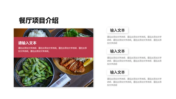 餐饮行业商业计划书通用PPT模板