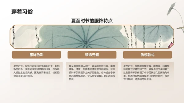 绿色复古风夏至礼赞：跨越千年的节气智慧与生活仪式PPT模板