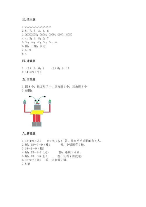 人教版一年级下册数学期中测试卷【考点梳理】.docx