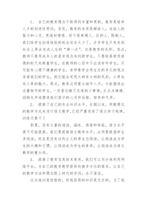 初中语文个人研修总结.docx