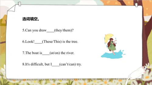 Unit 4 Drawing in the park  Story time 课件(共68张PPT)