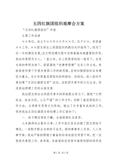 五四红旗团组织观摩会方案.docx