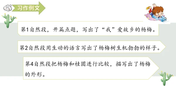 第五单元习作例文我爱故乡的杨梅