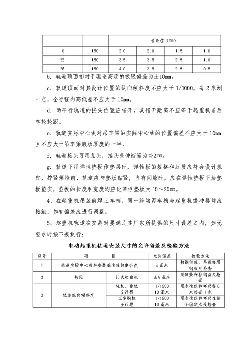 龙门吊安装施工方案