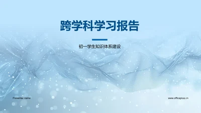 跨学科学习报告