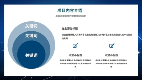 互联网项目汇报通用PPT模板