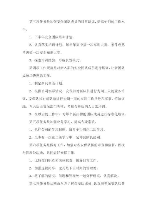 小区保安个人工作计划.docx