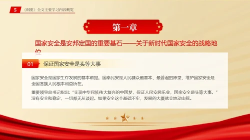 总体国家安全观学习纲要ppt党建