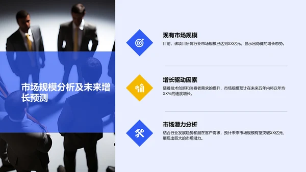 蓝色商务风创新项目融资方案展示PPT模板