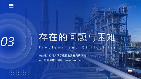 能源化工行业上半年工作总结汇报ppt模板