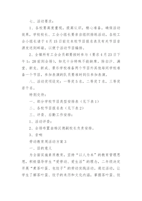 劳动教育周活动方案.docx