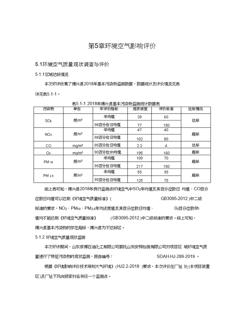 环境空气影响评价