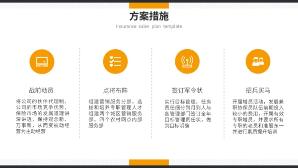 时尚简约保险销售计划书通用PPT模板