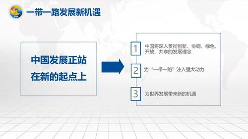 全球一带一路国际合作高峰论坛PPT模板