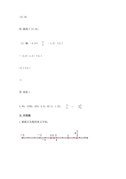 人教版六年级下册数学期末测试卷带答案（新）.docx