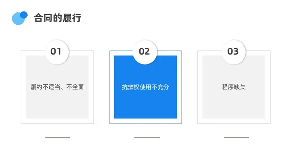 蓝色渐变简约圆形合同培训PPT课件员工培训