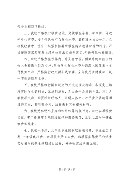 学校小金库自查报告范文20XX年.docx