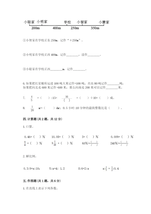 冀教版六年级下册数学 期末检测卷有精品答案.docx