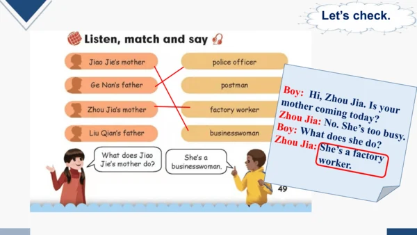 Unit 5 What does he do?  A Let’s learn  课件(共25张PPT