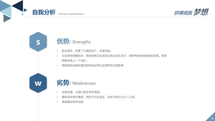 各大学通用博士研究生入学复试汇报PPT模版