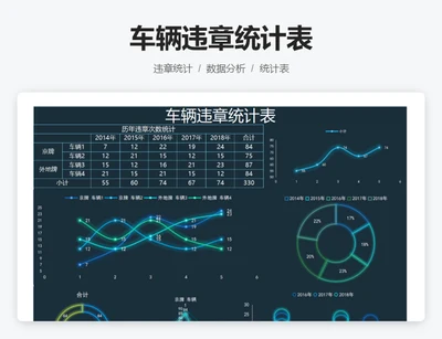 车辆违章统计表