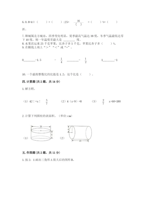 小学数学毕业升学模拟试卷及一套参考答案.docx