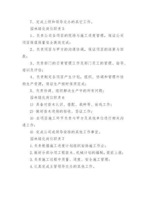 园林绿化岗位职责.docx