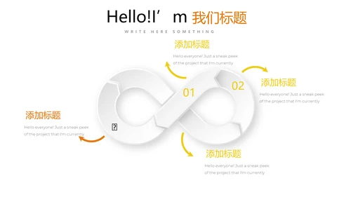 橙色医疗药品销售报告动态PPT